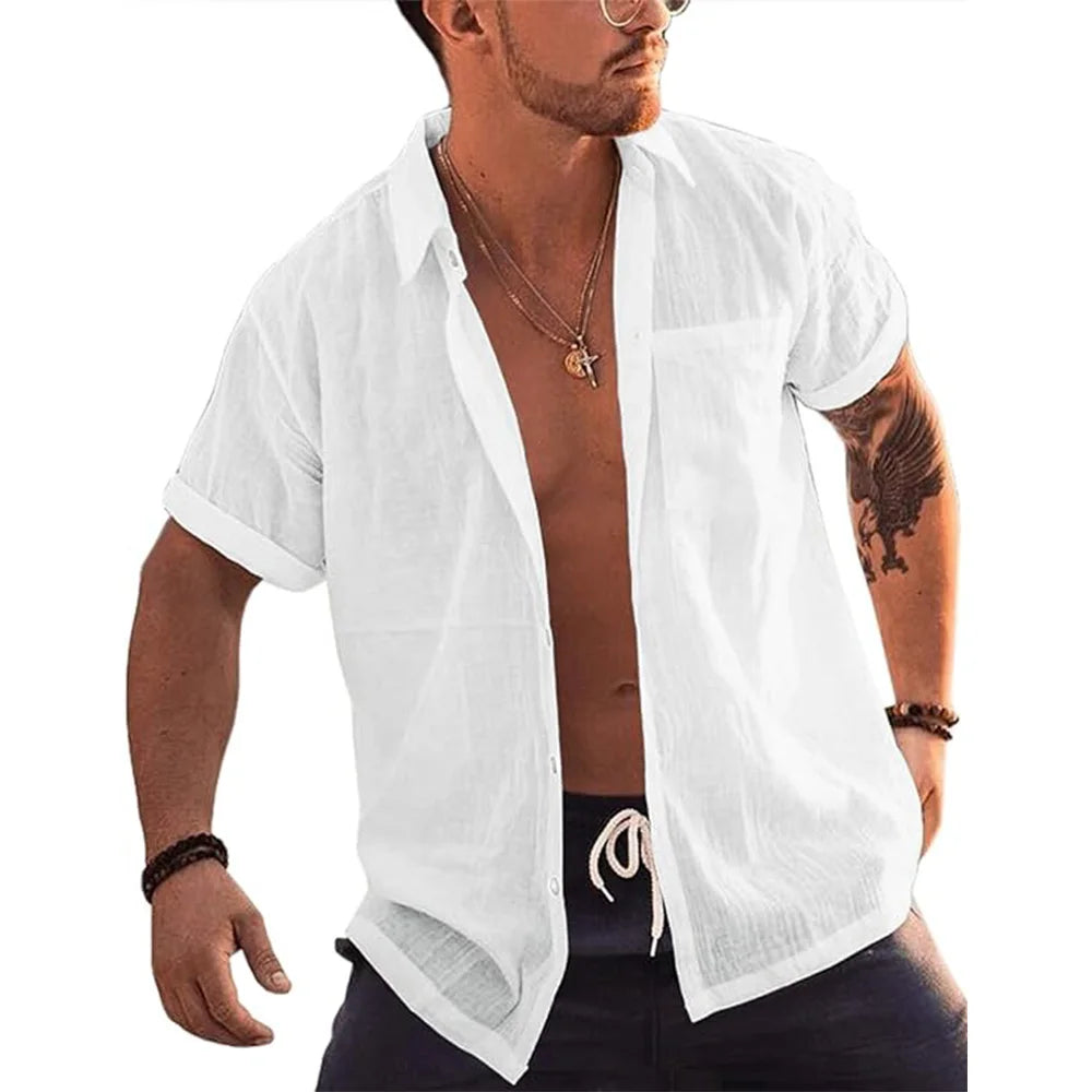 Button Beach Shirt