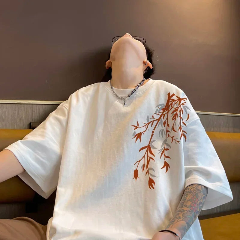 Men's Oversized T-Oversized Cotton Tee