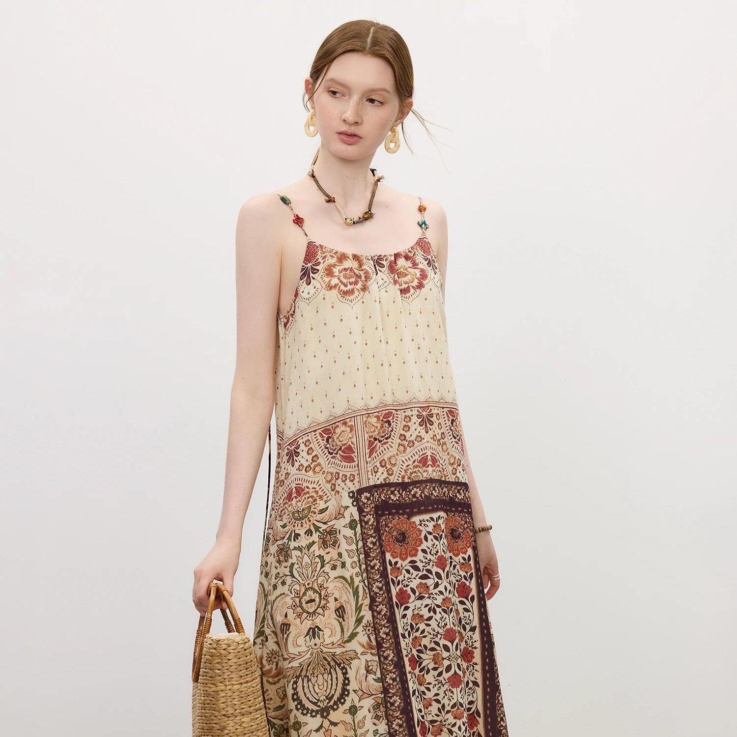 Slimming Resort Halter Dress