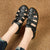Open-Toe Breathable Flats